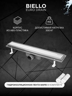 Душевой лоток Bettoserb Biello 13300014 55 см хром